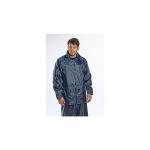 Men's Lightweight Waterproof Rain Jacket - Navy, XXL