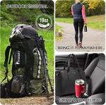 MINYII Waterproof Hooded Rain Poncho for Outdoors