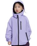 Rolanko Lightweight Waterproof Hooded Jacket for Kids