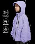 Rolanko Lightweight Waterproof Hooded Jacket for Kids