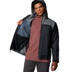 Columbia Men's Waterproof Rain Jacket - Black/Grey