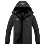 Men's Waterproof Fleece Ski Jacket for Winter Adventures
