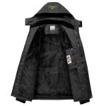 Men's Waterproof Fleece Ski Jacket for Winter Adventures