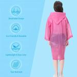 Kids Waterproof Rain Poncho for Ages 6-13