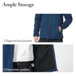 Men's Waterproof Fleece Lined Softshell Jacket