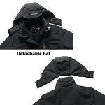 SUOKENI Women's Waterproof Winter Snow Jacket, Black