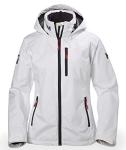 Helly Hansen Women's White Waterproof Hooded Rain Jacket