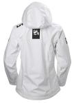 Helly Hansen Women's White Waterproof Hooded Rain Jacket