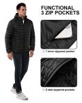 Men's Packable Waterproof Puffer Jacket for Hiking