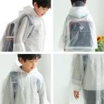 Kids Portable Hooded Raincoat for Outdoor Fun