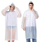 Reusable EVA Rain Ponchos for Adults - 2 Pack