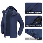 Women's 3-in-1 Waterproof Ski Jacket - Dark Blue