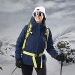 Women's 3-in-1 Waterproof Ski Jacket - Dark Blue