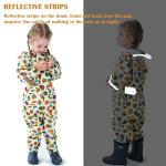 Kids Waterproof Rain Suit with Hoodie, Beige