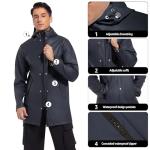 Men's Lightweight Waterproof Raincoat with Hood