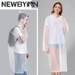 Reusable EVA Rain Ponchos for Adults - 2 Pack