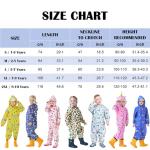Kids Waterproof Rain Suit with Hoodie, Beige