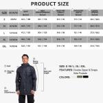 Men's Lightweight Waterproof Raincoat with Hood