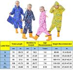 Kids Waterproof Rain Suit with Hoodie, Beige