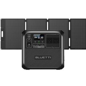 BLUETTI AC180 Portable Solar Generator with Panel