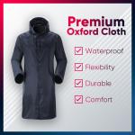 Unisex Hooded Waterproof Jacket for Outdoor Adventures