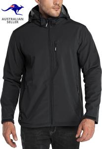 Men's Waterproof Softshell Jacket with Fleece Lining