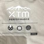 Men's 2XL XTM Navy Waterproof Rain Jacket