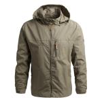 Men's Waterproof Windbreaker Jacket for Camping