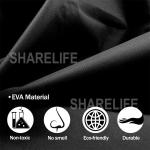 Unisex Waterproof Hooded Raincoat Jacket in Black