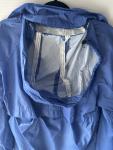 Blue Waterproof Hooded Jacket for Camping Size M