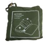 Crane Army Green Packable Waterproof Rain Jacket