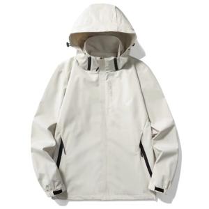 Portable Waterproof Hooded Windbreaker for Hiking