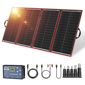 DOKIO 300W Foldable Solar Panel Kit for Camping