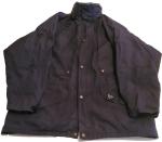 Men's Black Waterproof Hooded Rain Jacket Size L