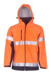 Hi-Vis Waterproof Windproof Hooded Safety Jacket