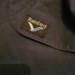 Men's Black Waterproof Hooded Rain Jacket Size L