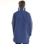Burke Super Dry 3/4 Rain Jacket - Blue/White