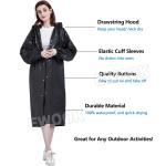 Unisex Waterproof Hooded Raincoat for Camping