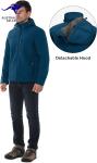 Men's Waterproof Fleece-Lined Softshell Jacket