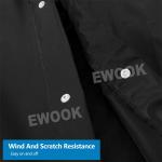 Unisex Waterproof Hooded Raincoat for Camping