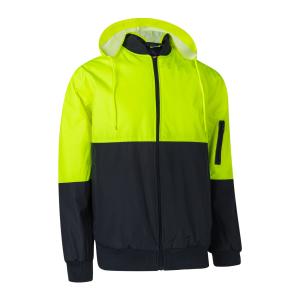 Warm Hi-Vis Windproof Safety Jacket for Winter