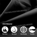 Black Waterproof Hooded Raincoat for Everyone