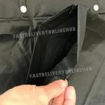 Black Waterproof Hooded Raincoat for Everyone