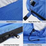 2-Pack Thick Cold Weather Sleeping Bags for Tall Adults