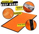 2-Pack Waterproof Emergency Sleeping Bags for Survival