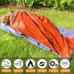 2-Pack Waterproof Emergency Sleeping Bags for Survival