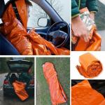 2-Pack Waterproof Emergency Sleeping Bags for Survival