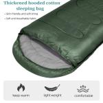 Thick Cold Weather Sleeping Bag for Big & Tall