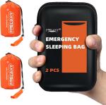 2 Pack Waterproof Emergency Sleeping Bags