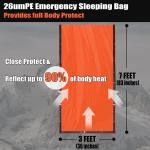 2 Pack Waterproof Emergency Sleeping Bags